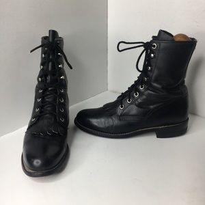 Justin boots women’s 5B style #L0506 black leather